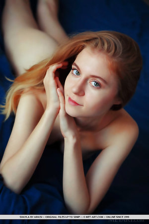 Redhead sweetie with pale skin Shayla aka Anya Mozok