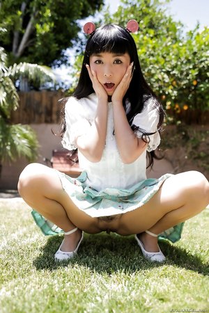 Japanese cutie Marica Hase Asian shows you her petite body